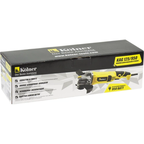 Угловая шлифовальная машина Kolner KAG 125/950 8020700496 фото 8 Угловая шлифовальная машина Kolner KAG 125/950 8020700496 фото 8