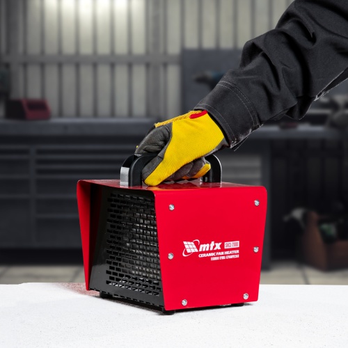 Тепловая пушка керамическая SHCL-2000, квадратная, 230 В, 125 м3/ч, 1/2 кВт// MTX фото 12