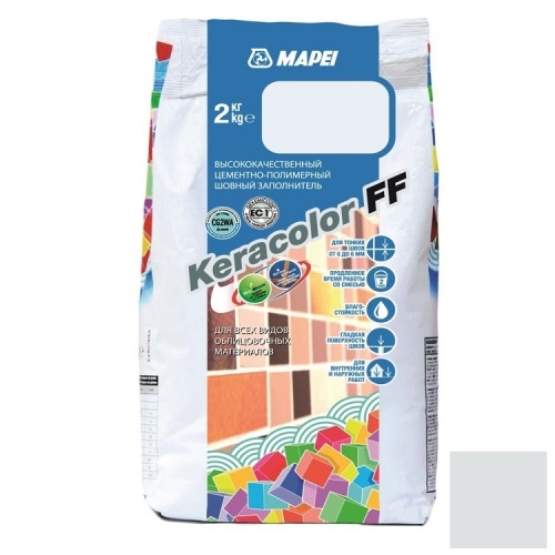 Затирка цементная Mapei Keracolor FF №111 светло-серая 2 кг