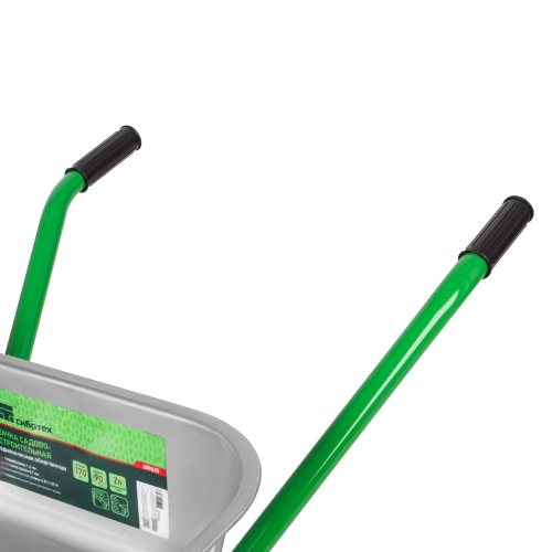 Тачка садово-строительная, грузоподъемность 170 кг, обьем 90 л Сибртех фото 10