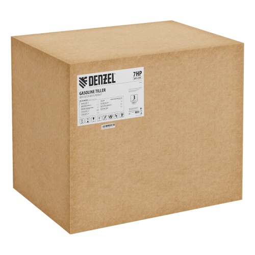 Мотоблок DPT-270S, 7 л.с., ремен.сцеп, фрез 3х4, ШОМ, передачи 2В/1Н Denzel фото 5