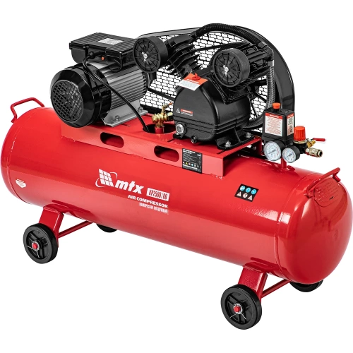 Воздушный компрессор MTX ременной привод кр2500/80, 2,5 квт, 80 литров, 420 л/мин 58022 фото 9 Воздушный компрессор MTX ременной привод кр2500/80, 2,5 квт, 80 литров, 420 л/мин 58022 фото 9