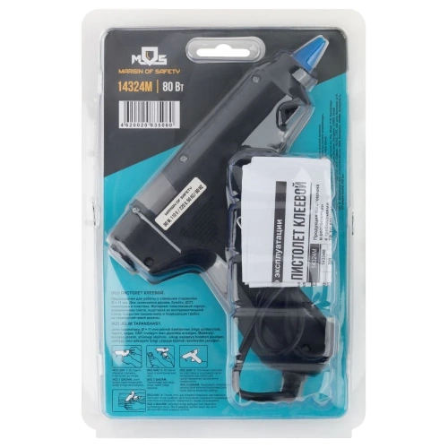Клеевой пистолет MOS диаметр 11 мм, 12 Вт (80 Вт) 14324М фото 5 Клеевой пистолет MOS диаметр 11 мм, 12 Вт (80 Вт) 14324М фото 5