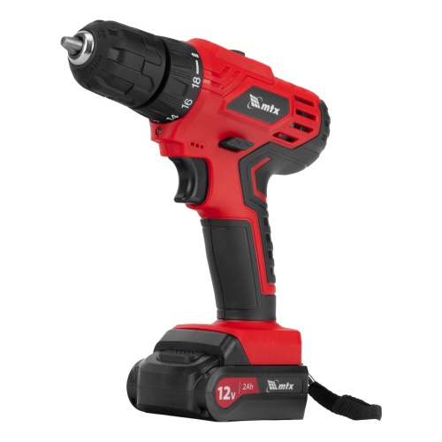 Дрель-шуруповерт аккумуляторная MCDL-12-02, Li-Ion, 12 В, 2 акк. MTX фото 27
