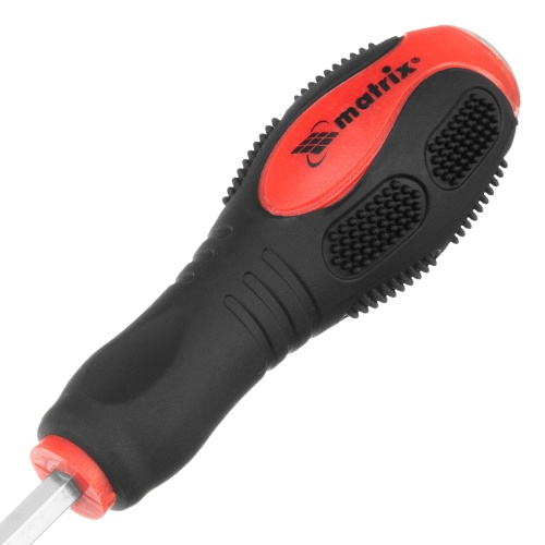 Ударная отвертка, SL6 x 150 мм, двухкомпонентная рукоятка, CrV Matrix фото 3