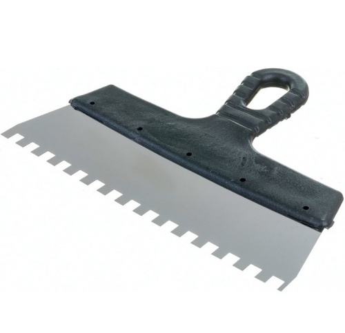 Шпатель фасадный Biber 35216 250 мм зуб 8х8 мм фото 3 Шпатель фасадный Biber 35216 250 мм зуб 8х8 мм фото 3