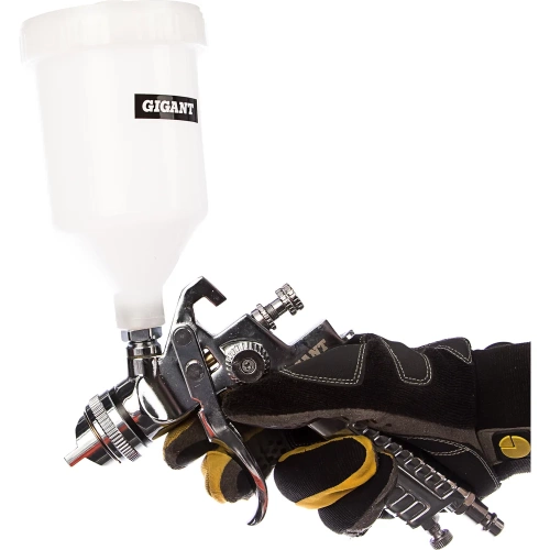 Краскораспылитель (сопло 1,4 мм; бачок 0,6 л, HVLP) Gigant SP 180 фото 10 Краскораспылитель (сопло 1,4 мм; бачок 0,6 л, HVLP) Gigant SP 180 фото 10