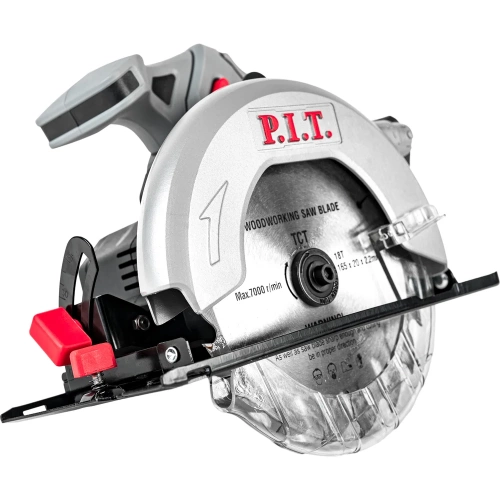 Циркулярная аккумуляторная пила P.I.T. 20 В, диск 165 мм, пропил 52 мм, 4300 об/мин, АКБ Li-Ion 4 Ач, ЗУ кор. PKS20H-165A/1 фото 4