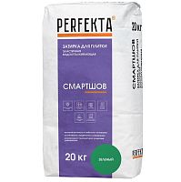 Затирка цементная для швов Perfekta Смартшов зеленая 20 кг