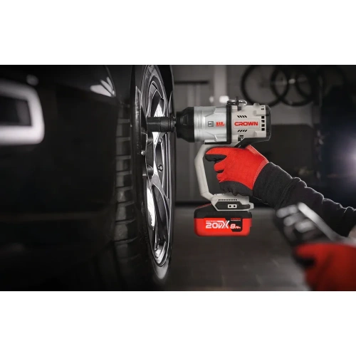 Гайковерт ударный аккумуляторный CROWN BL (CS) CT22060-1HX-8SC4 BMC фото 3