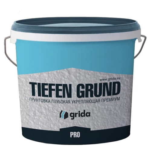 Грунтовка глубокого проникновения Грида Tiefen Grund морозостойкая 10 кг
