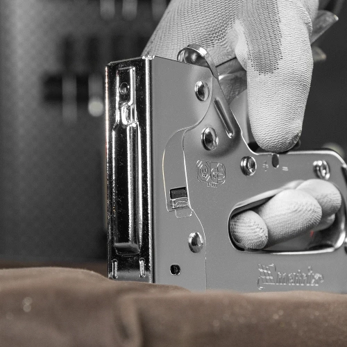 Мебельный металлический регулируемый степлер тип скобы 53, 6-14 мм MATRIX PROFESSIONAL 40913 фото 5