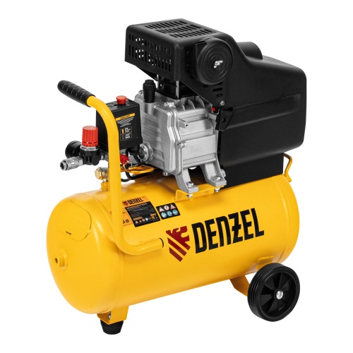 Компрессор воздушный DC1500/24, прямой привод, 1.5 кВт, 24 литра, 220 л/мин Denzel фото 41
