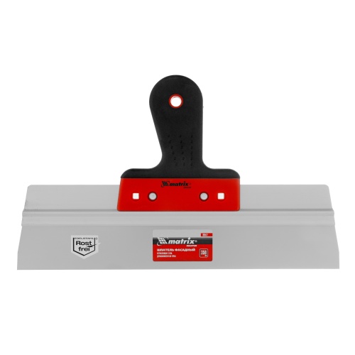 Шпатель фасадный из нержавеющей стали, 350 мм, двухкомпонентная ручка Matrix фото 5 Шпатель фасадный из нержавеющей стали, 350 мм, двухкомпонентная ручка Matrix фото 5