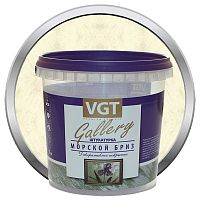 Штукатурка декоративная VGT Gallery Морской бриз МВ-101 база серебристо-белая 1 кг