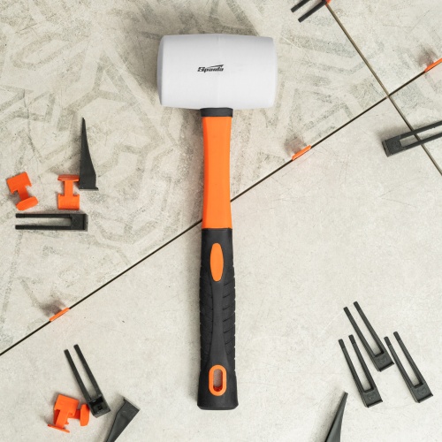 Киянка резиновая, 680 г, белая резина, фибергласовая рукоятка Sparta фото 9 Киянка резиновая, 680 г, белая резина, фибергласовая рукоятка Sparta фото 9