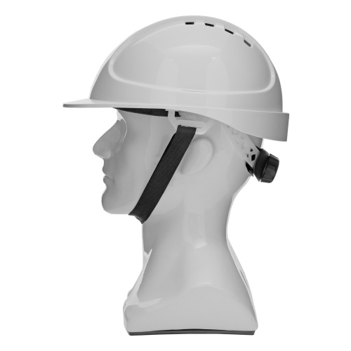 Каска защитная ударопрочная, ABS/PC, плавная регулировка, модель «Форвард» (К-05)белая Denzel фото 3