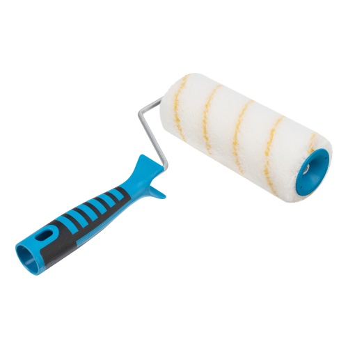 Валик для внутренних работ синтетический, с двухком.ручкой, 180 мм, ворс 12 мм, D 48 мм, D ручки 6 мм, полиакрил Matrix фото 2