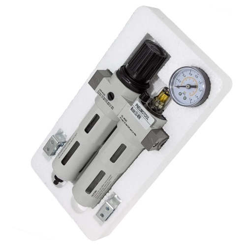 Блок подготовки воздуха PI TOOLS OU-PIT-MINI-G3/8", 1200 л/мин, металлический корпус 3590 фото 4