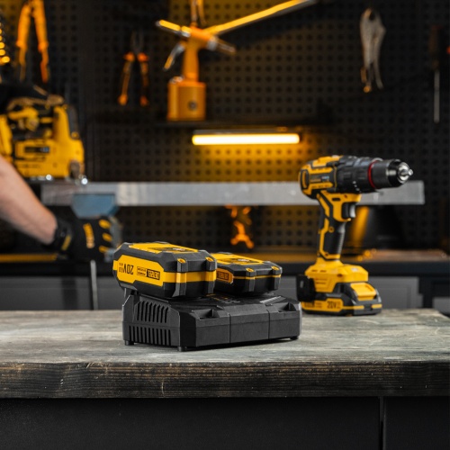 Устройство зарядное для аккумуляторов двухпортовое BCH-20-4.0x2, Li-Ion, 20 В, 4.0 А Denzel фото 17