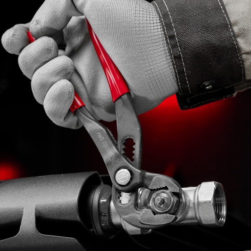 Клещи переставные 180 мм, кнопочный механизм, хром-ванадий, обливные рукоятки Matrix фото 11