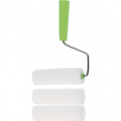 Валик Сибртех Поролон с ручкой и 2 шубки 180 мм D 42 мм 80452