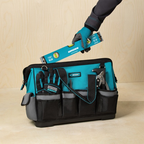 Сумка для инструмента HanD Werker, 42 кармана, дно пластик, наплечный ремень, 475 х 260 х 360 мм Gross фото 13 Сумка для инструмента HanD Werker, 42 кармана, дно пластик, наплечный ремень, 475 х 260 х 360 мм Gross фото 13