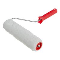 Валик "Искусственный мех", в сборе, 250 мм, D 48 мм, D ручки 6 мм, крепление шплинтом Сибртех
