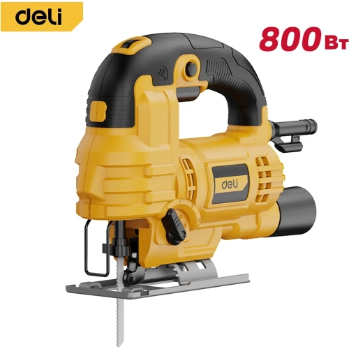 Лобзик электрический DELI 800Вт DC579 (маятниковый ход, фигурный рез, 6 скоростей работы) 220459