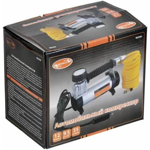 Автокомпрессор АвтоDело 12 В, 10.5 атм, 35 л/мин 40304 13162 фото 4