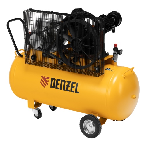Компрессор воздушный рем. привод BCV 5500-T/200, 5,5 кВт, 200 литров, 850 л/мин Denzel фото 4