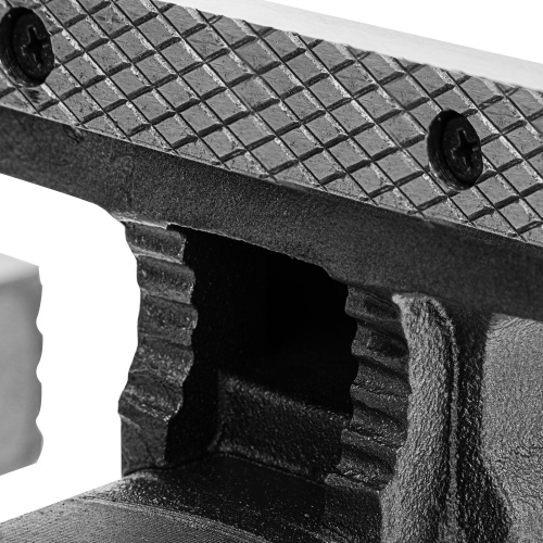 Тиски слесарные BVH-125, 125 мм, поворотные, стальная направляющая, с наковальней //Denzel фото 16