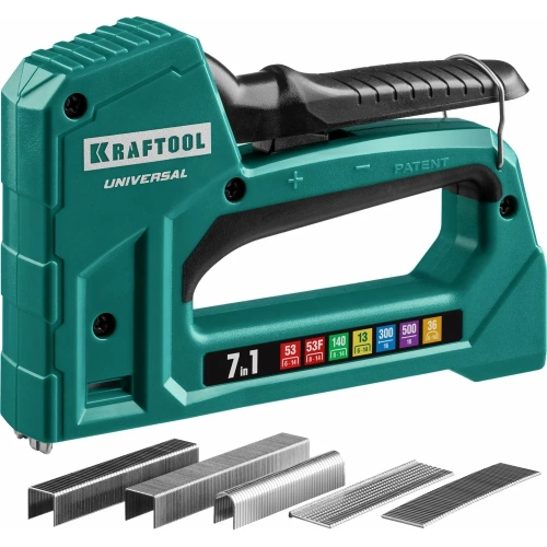 Cтеплер тип 53 (6-14мм)/140 (8-14 мм)/13/ 53F/36/500 KRAFTOOL Universal  31524 фото 6