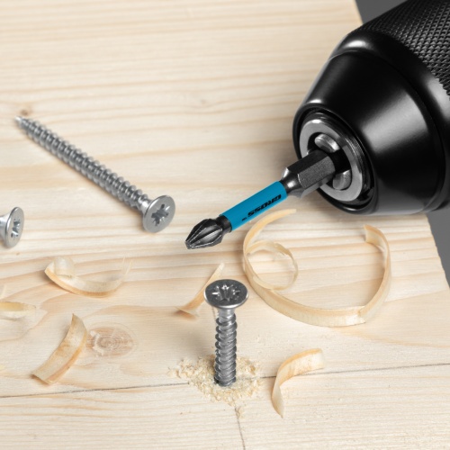 Бита торсионная PH2 x 50 мм, для ударных шуруповертов, 2 шт. Gross фото 8