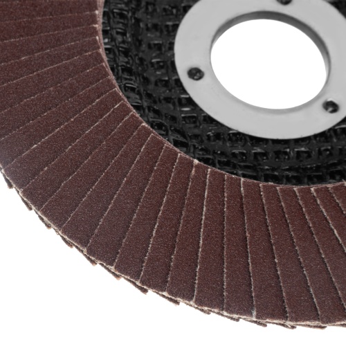 Круг лепестковый торцевой КЛТ-1, зернистость P 100(12Н) 125 х 22.2 мм, "БАЗ" фото 4 Круг лепестковый торцевой КЛТ-1, зернистость P 100(12Н) 125 х 22.2 мм, "БАЗ" фото 4