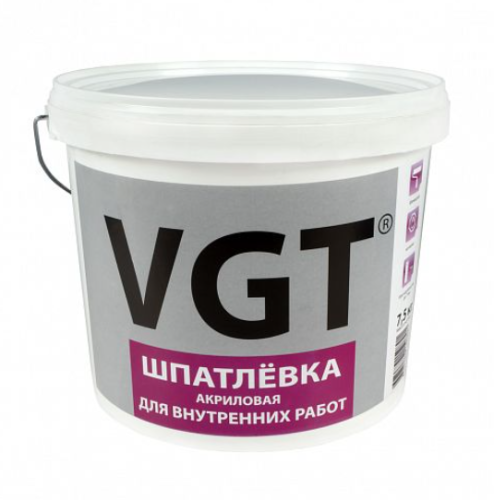 Шпатлевка для внутренних работ VGT 7,5 кг