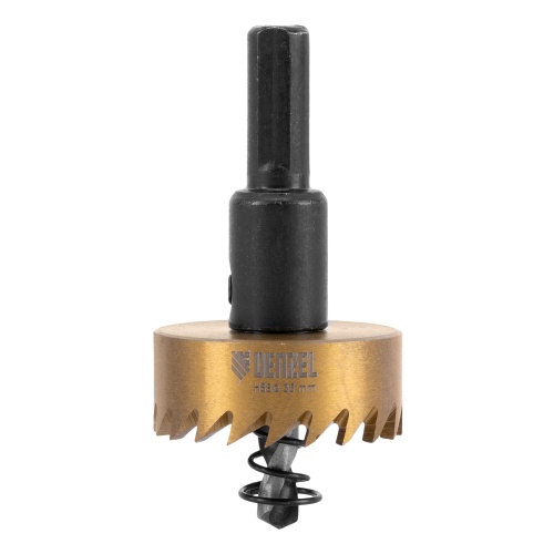 Коронка по металлу HSS, 35 мм, нитридтитановое покрытие Denzel фото 3