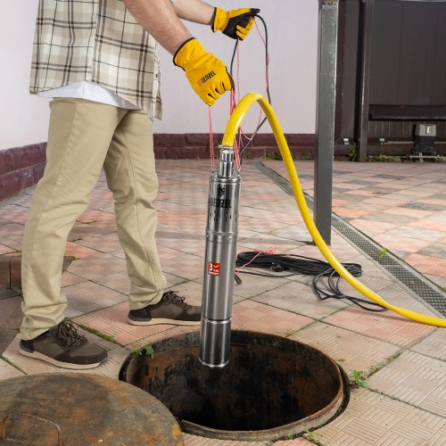 Скважинный насос DWS-3,5-100, винтовой, диаметр 3,5", 800 Вт, 1700 л/ч, напор 100 м Denzel фото 10