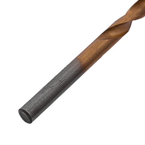 Сверло по металлу, 4.2 мм, HSS, нитридтитановое покрытие, цилиндрический хвостовик Matrix фото 4