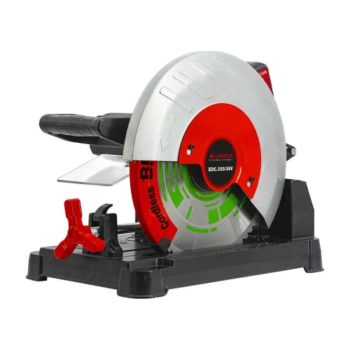 Отрезной станок по металлу EUROBOOR с зарядкой и диском EDC.355/36V