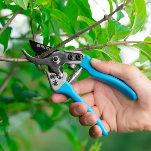 Секатор прямого реза, 190 мм, алюминиевые обрезиненые рукоятки, LUXE Palisad фото 10