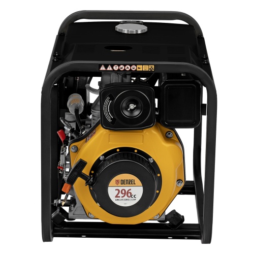 Генератор дизельный DES-32, 3,2 кВт, 230 В, 11 л, ручной стартер Denzel фото 5