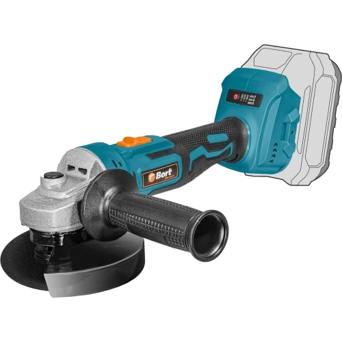 Машина шлифовальная угловая аккумуляторная BORT BWS-21Li-R (без АКБ и ЗУ) 93413540 фото 9