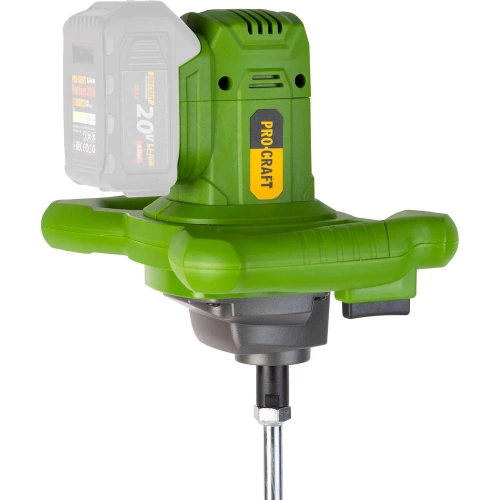 Миксер строительный PROCRAFT PMM20  20В, 750 об/мин, насадка 100 мм (Без АКБ и ЗУ) PMM20-bb фото 8