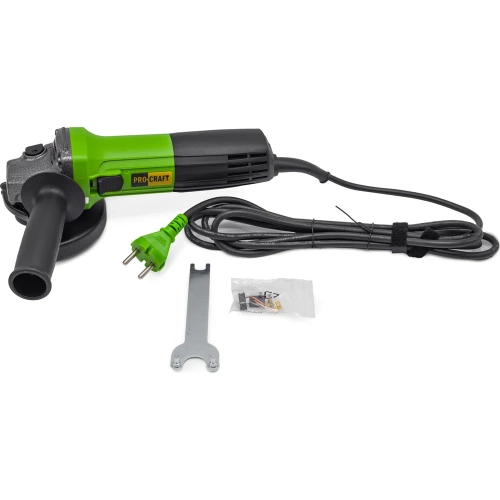 Углошлифовальная машина болгарка PROCRAFT УШМ сетевая, 125 мм PW1100 фото 10 Углошлифовальная машина болгарка PROCRAFT УШМ сетевая, 125 мм PW1100 фото 10