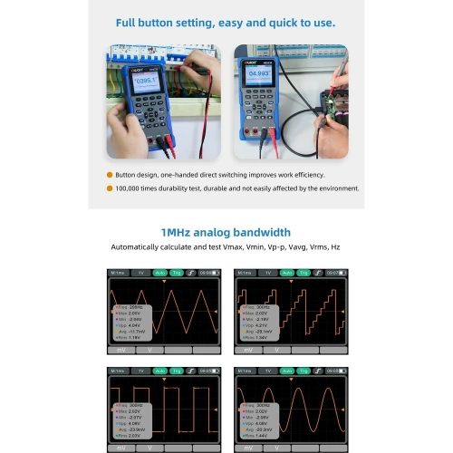 Цифровой мультиметр-осциллограф OWON HDS120 OW123 фото 7 Цифровой мультиметр-осциллограф OWON HDS120 OW123 фото 7