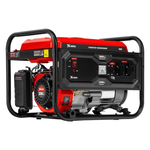 Генератор бензиновый RS-3500, 2,8 кВт, 230В, ручной стартер MTX фото 34