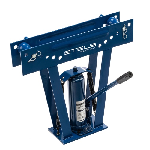 Трубогиб гидравлический, 1/2-2", 12 т, в комплекте с башмаками Stels фото 2