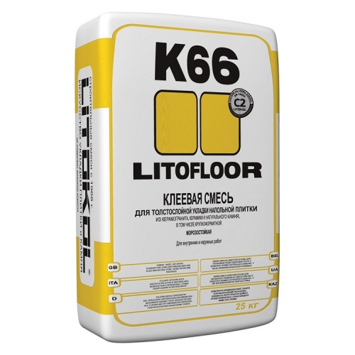 Клей для плитки Litokol Litofloor K66 25 кг