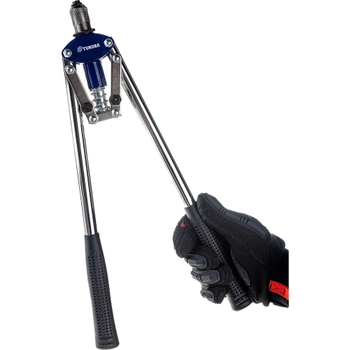 Заклепочник  ТУНДРА усиленный, заклепки 3.2-4-4.8, 430 мм 2513185 фото 7